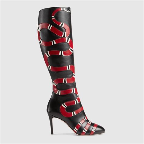 gucci snake black shoes|gucci snake shoes women's.